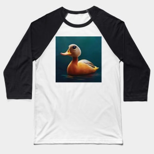 Cute Yellow Ducking Baseball T-Shirt